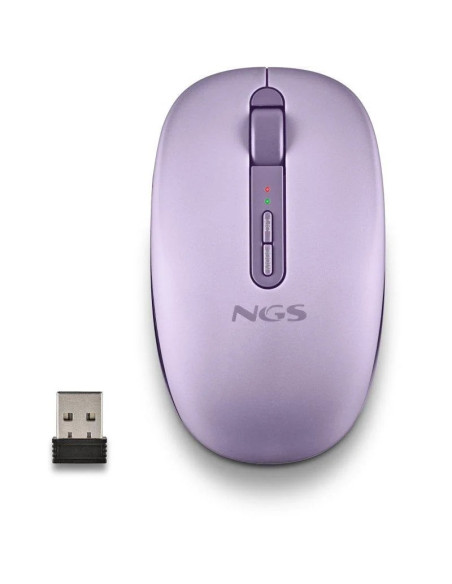 RATON NGS FOG DUAL WIRELESS SILENT ERGONOMIC PURPLE