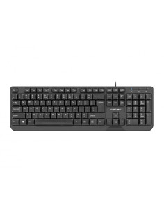Natec Trout teclado USB QWERTY Español Negro