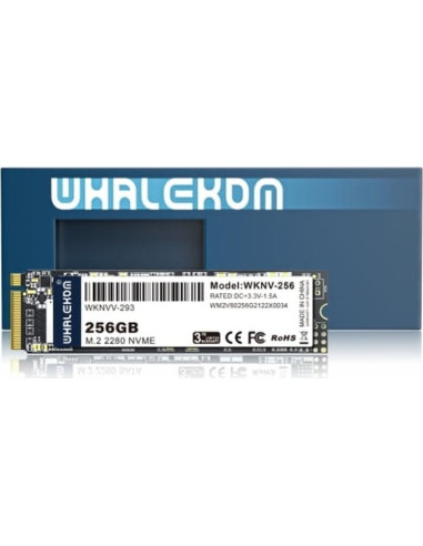 DISCO DURO SSD WHALEKOM 256GB M2 NVME PCIE 3.0