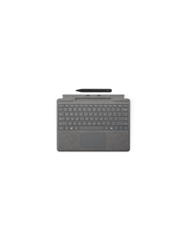 Microsoft Surface Pro Keyboard with Slim Pen for Business QWERTZ Alemán Microsoft Cover port Platino
