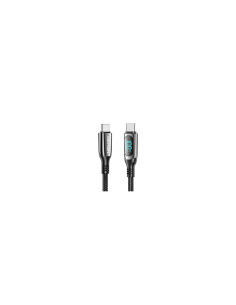 Vention Cable USB 2.0 Tipo-C 5A 100W TAYBAV/ USB Tipo-C Macho - USB Tipo-C Macho/ 1.2m/ con Pantalla 2