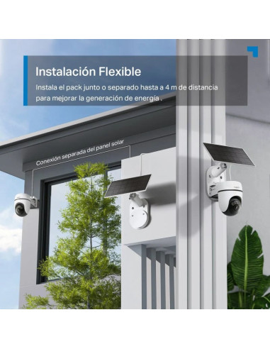 KIT TC90 TP-LINK CAMARA IP EXTERIOR + PANEL SOLAR POWERED