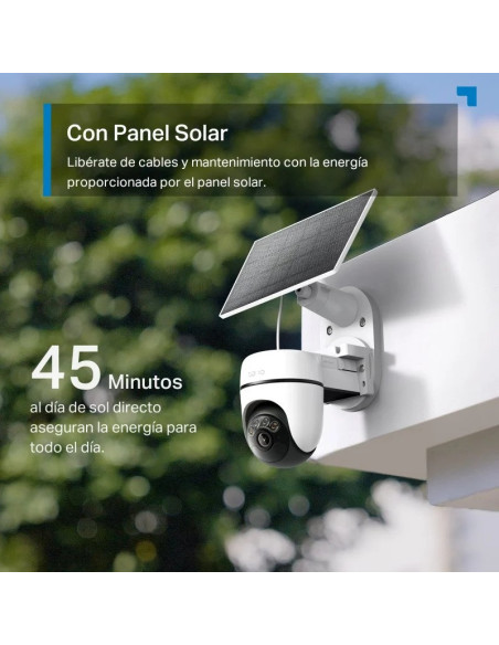 KIT TC90 TP-LINK CAMARA IP EXTERIOR + PANEL SOLAR POWERED