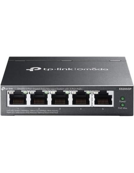 SWITCH TP-LINK ES205GP GIGABIT 5 PUERTOS POE+