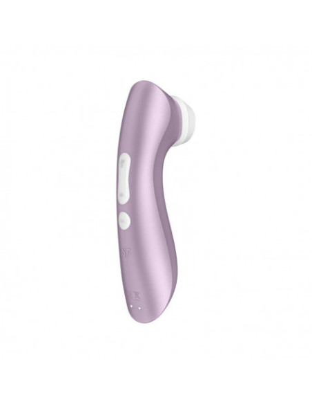 SATISFYER PRO2 + SUCCIONADOR CON VIBRACION VIOLETA