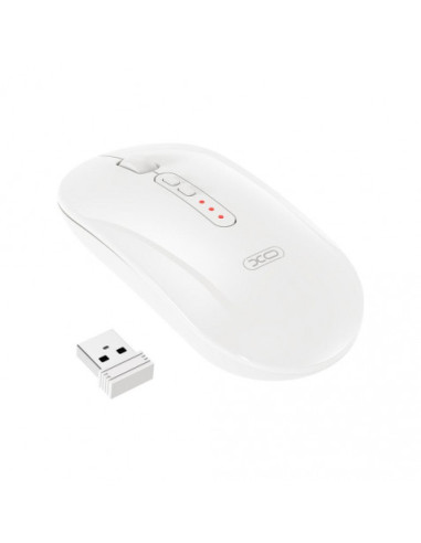 RATON INALAMBRICO WIRELESS / BLUETOOTH 1600DPI BLANCO M13 XO