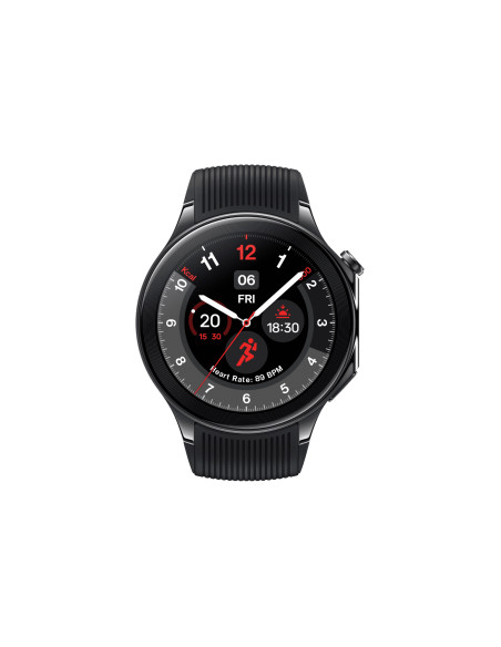 OnePlus Watch 2 3,63 cm (1.43") AMOLED 47 mm Digital 466 x 466 Pixeles Pantalla táctil Negro Wifi GPS (satélite)