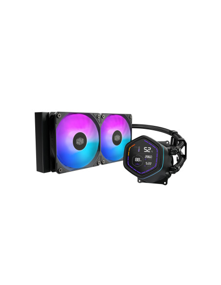 Cooler Master MasterLiquid Core Nex Digital Procesador Sistema de refrigeración líquida todo en uno 12 cm Negro 1 pieza(s)