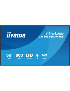 iiyama LH5566UHSB-B1AG pantalla de señalización Pantalla plana para