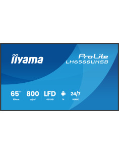 iiyama LH6566UHSB-B1AG pantalla de señalización Pantalla plana para