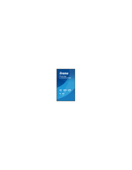iiyama LH6566UHSB-B1AG pantalla de señalización Pantalla plana para