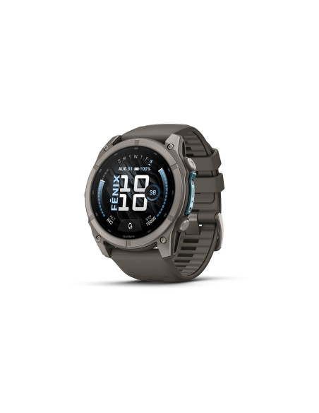 Garmin fēnix 9 3,56 cm (1.4") AMOLED 51 mm Digital 454 x 454 Pixeles Pantalla táctil Titanio Wifi GPS (satélite)