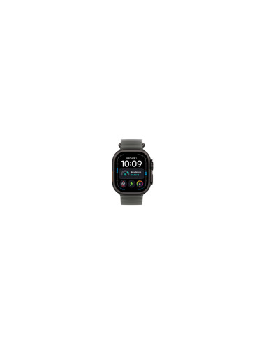 Apple Watch Ultra 4 (GPS + Cellular) - Caja de titanio negro de 49 mm - Correa Ocean negro traslúcido