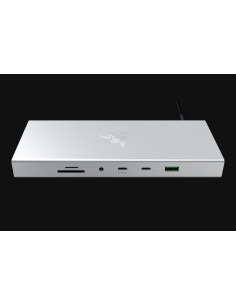 Razer USB 4 Dock USB Tipo C 10000 Mbit/s Plata