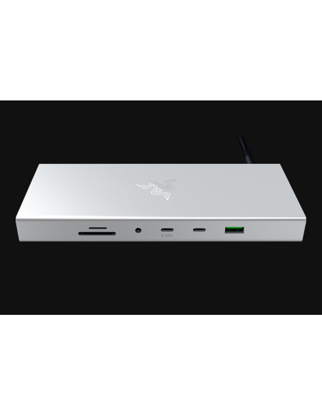 Razer USB 4 Dock USB Tipo C 10000 Mbit/s Plata