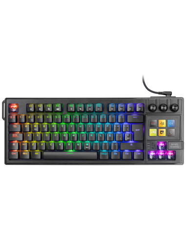 Mars Gaming MKMASTER teclado Juego USB Español, Francés, Portugués