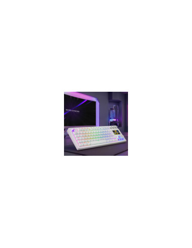 Mars Gaming MKMASTERW teclado Juego USB Español, Francés, Portugués