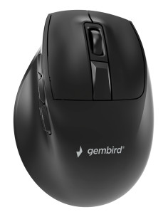 Gembird MUSW3-9B-01 ratón Oficina Mano derecha RF Wireless + Bluetooth + USB Type-A Óptico 2400 DPI
