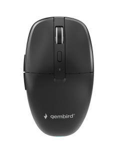 Gembird MUSW2-6B-01 ratón Hogar Ambidextro RF Wireless + Bluetooth Óptico 1600 DPI