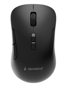 Gembird MUSW2-7B-01 ratón Universal Ambidextro RF Wireless + Bluetooth Óptico 1600 DPI