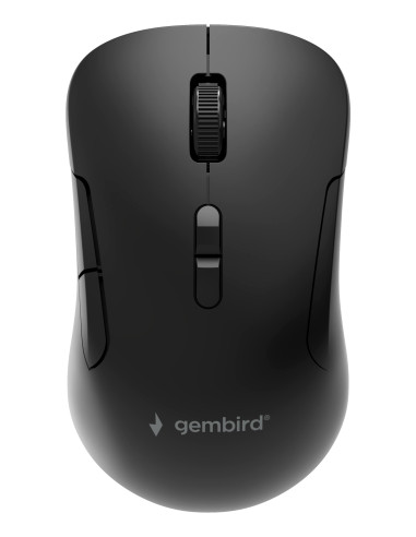 Gembird MUSW2-7B-01 ratón Universal Ambidextro RF Wireless + Bluetooth Óptico 1600 DPI