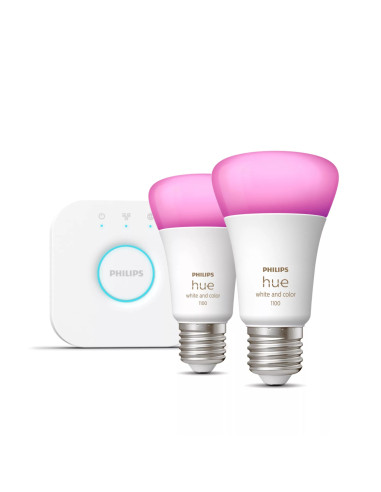 Philips Hue White and Color ambiance Kit de inicio: 2 bombillas