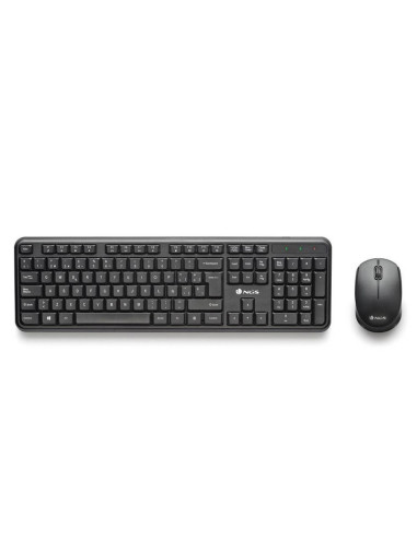 TECLADO + RATON NGS HARMONY WIRELESS MULTIMEDIA SILENT BLACK