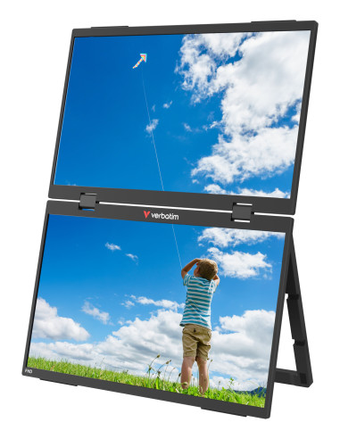 Verbatim Portable 15.6" FHD Dual Monitor Essentials Monitor portátil