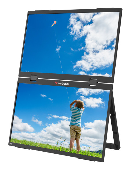 Verbatim Portable 15.6" FHD Dual Monitor Essentials Monitor portátil