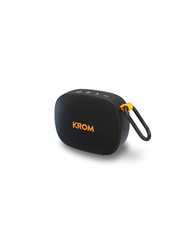Krom NXKROMGROOVY altavoz portátil o de fiesta Altavoz monofónico portátil Negro, Naranja 5 W