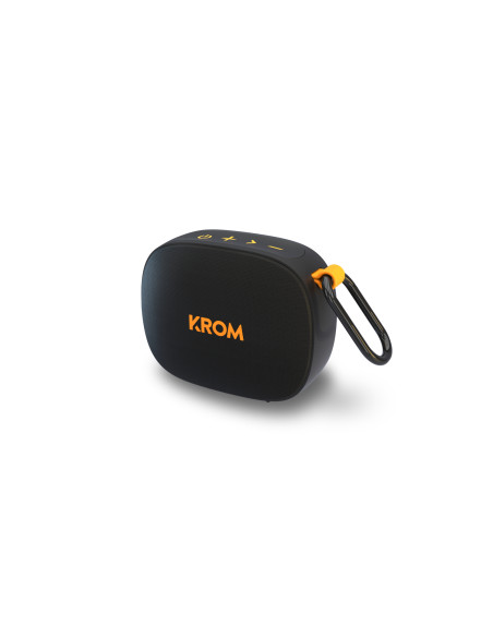 Krom NXKROMGROOVY altavoz portátil o de fiesta Altavoz monofónico portátil Negro, Naranja 5 W