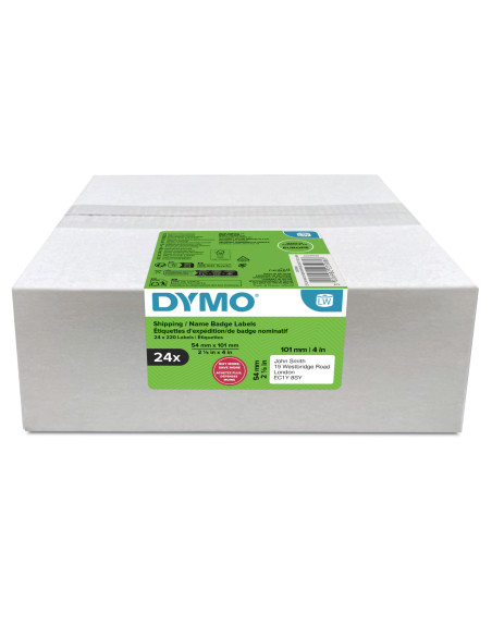 DYMO LW etiquetas de envío/tarjetas de identificación grandes y