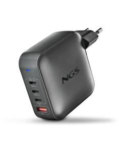 CARGADOR DE PORTATIL NGS BUD GAN 3XUSB-C/USB-A 165W BLACK