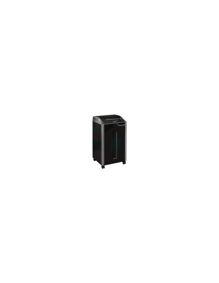 Fellowes 425i triturador de papel Corte en tiras 30 cm Negro