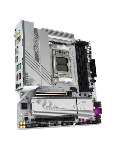 PLACA BASE GIGABYTE GA-B650M-AORUS ELITE AX ICE AM5 MATX 4XDDR5 WIFI HDMI DP