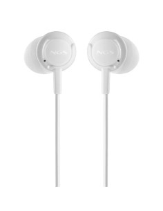 AURICULARES + MICROFONO NGS DRIFT IN EAR JACK 3,5MM WHITE