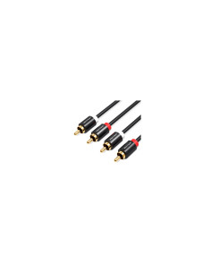 Vention VAB-R06-B300 cable de audio 3 m RCA Negro