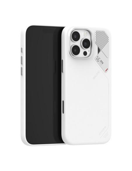 Aulumu A16 MagSafe iPhone 16 Pro Max Funda Blanca
