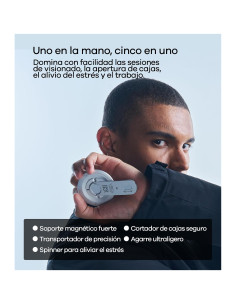 Aulumu G05 Air Soporte Magnético para Móvil MagSafe con Agarre y Stand Negro 2