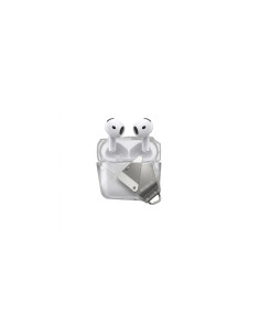 Aulumu A29 Geo para AirPods 4 Funda Blanca