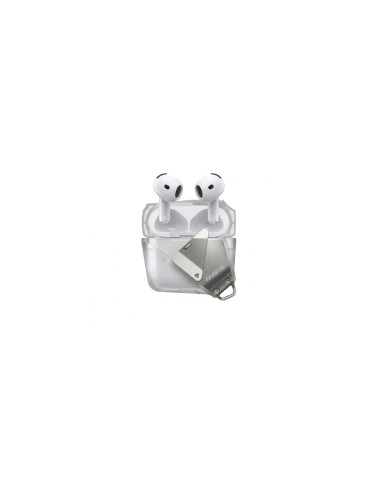 Aulumu A29 Geo para AirPods 4 Funda Blanca