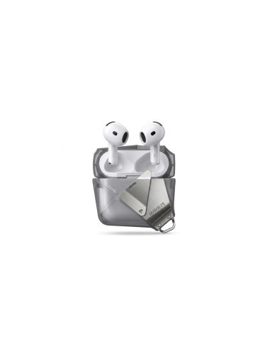 Aulumu A29 Geo para AirPods 4 Funda Gris