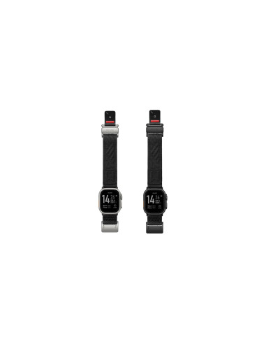 Aulumu C03 Titanium Mag Buckle Correa Apple Watch Negro