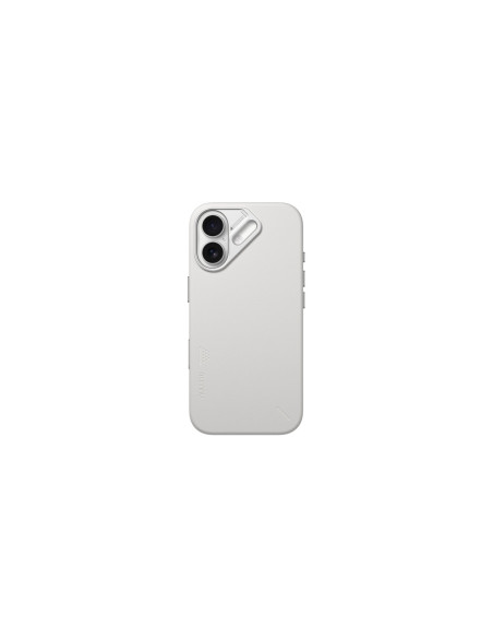 Aulumu A17 Vegan Leather iPhone 17 Funda Blanca