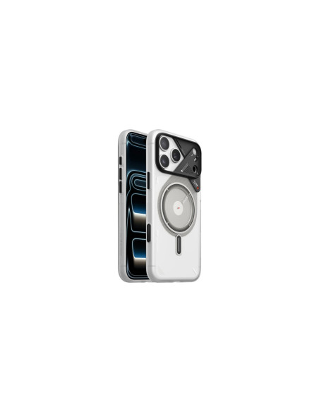 Aulumu A18 Frosted MagSafe Transparente iPhone 18 Pro Max Funda Traslucent Blanca