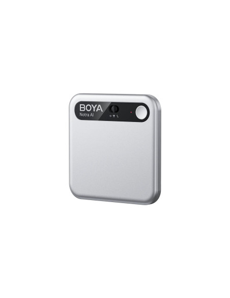 Boya Notra Grabadora de Voz IA Plata para ambiente, llamdas y bluetooth
