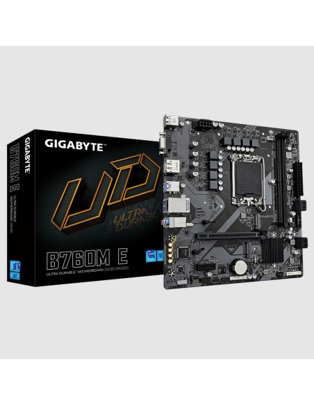 PLACA BASE GIGABYTE B760M-E DDR5 MATX HDMI +DP + VGA