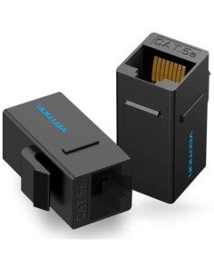 ADAPTADOR VENTION RJ45 CAT.5E UTP HEMBRA - HEMBRA BLACK
