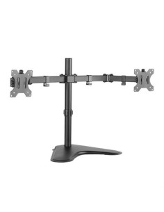 SOPORTE DE MESA CON BASE PARA 2 MONITORES 13\"-32\" CROMAD