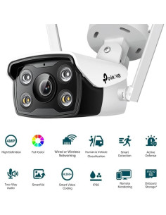 CAMARA IP TP-LINK VIGI BULLET 4MP 4MM IR 30M IP66 CC 2
